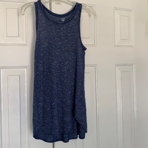 Striped blue tank top